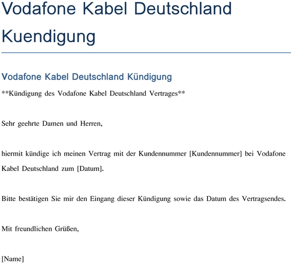 vodafone-kabel-deutschland-kuendigung-vorlage