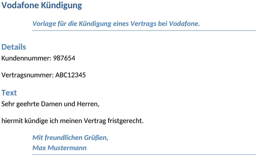 vodafone-kuendigung