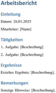 vorlage-arbeitsbericht-dokumentation-tatigkeiten-ergebnisse