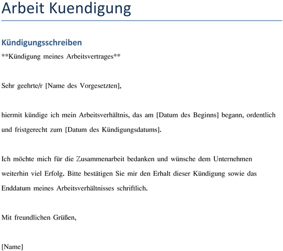 vorlage-arbeitskuendigung-musterbrief