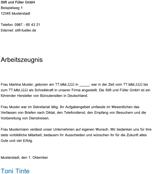 vorlage-arbeitszeugnis-fuer-dokumentation-beruflicher-leistungen