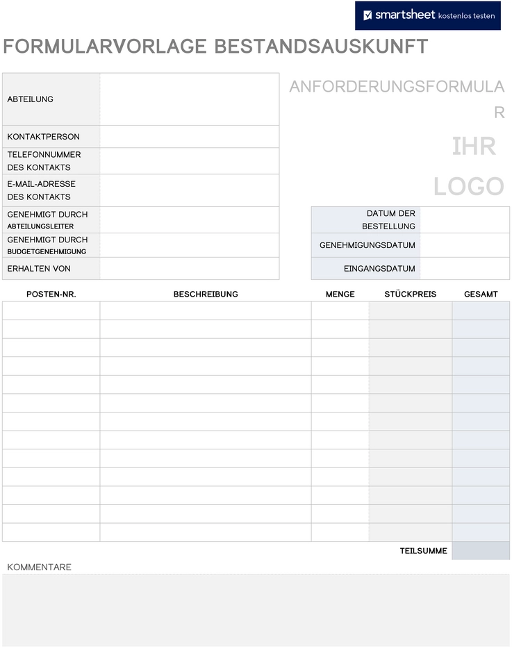 vorlage-bestandsauskunft-bestellmanagement