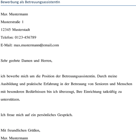 vorlage-bewerbung-als-betreuungsassistentin