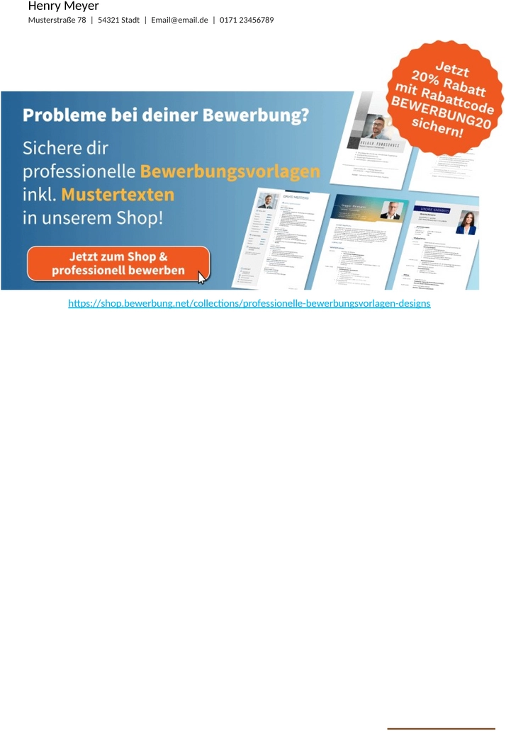 vorlage-bewerbung-ferienjob