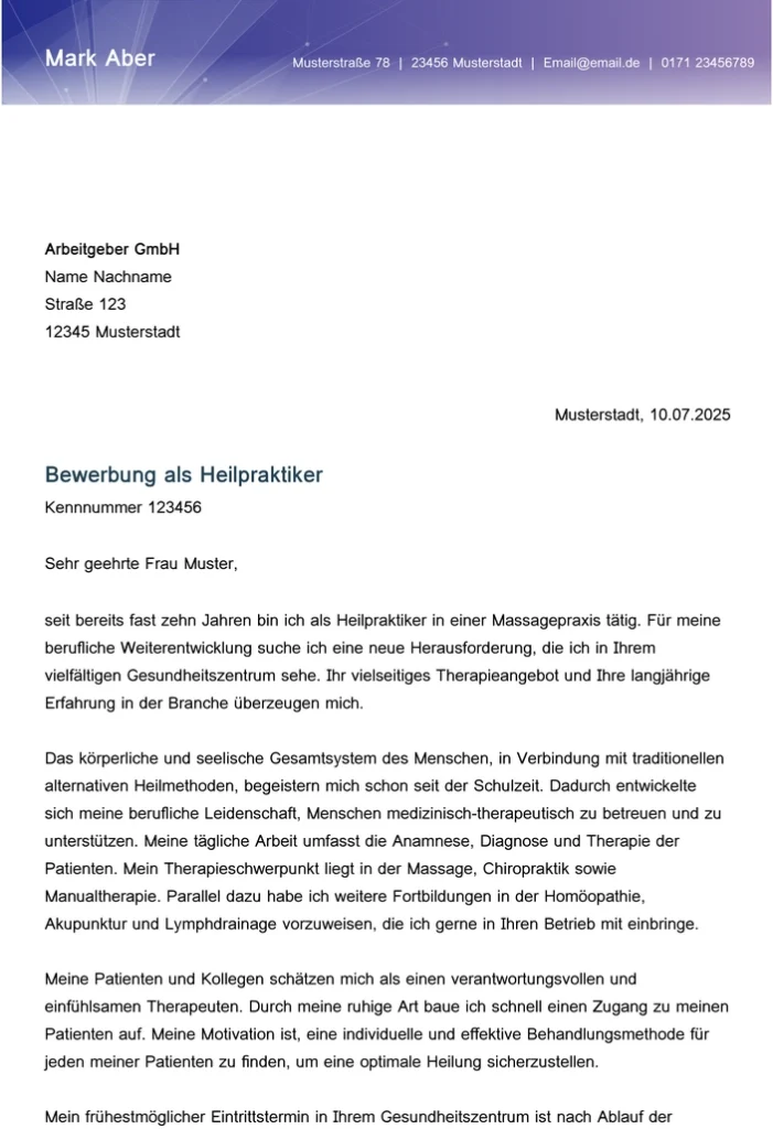 vorlage-bewerbung-heilpraktiker-mustertext