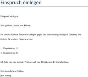 vorlage-einspruch-einlegen-gegen-entscheidungen