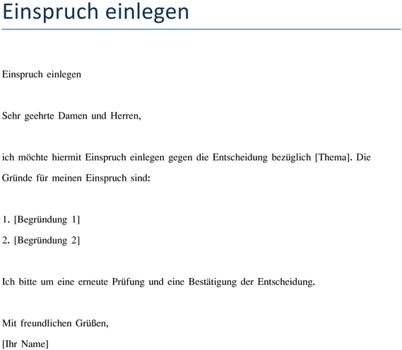 vorlage-einspruch-einlegen-gegen-entscheidungen
