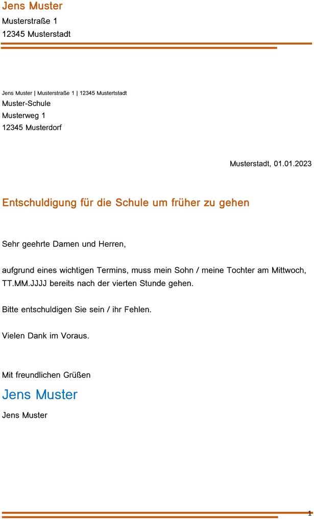 vorlage-entschuldigung-frueher-gehen