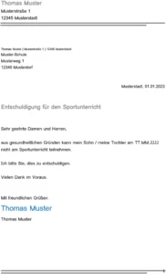 vorlage-entschuldigung-sportunterricht