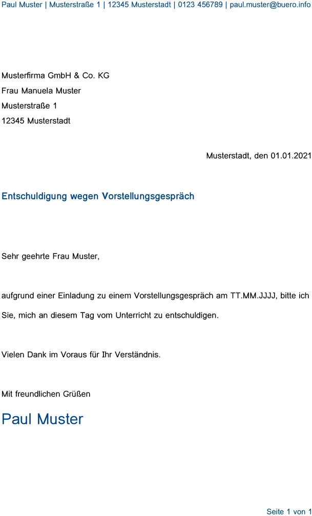 vorlage-entschuldigung-vorstellungsgespraech