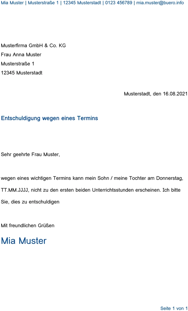 vorlage-entschuldigung-wegen-eines-termins