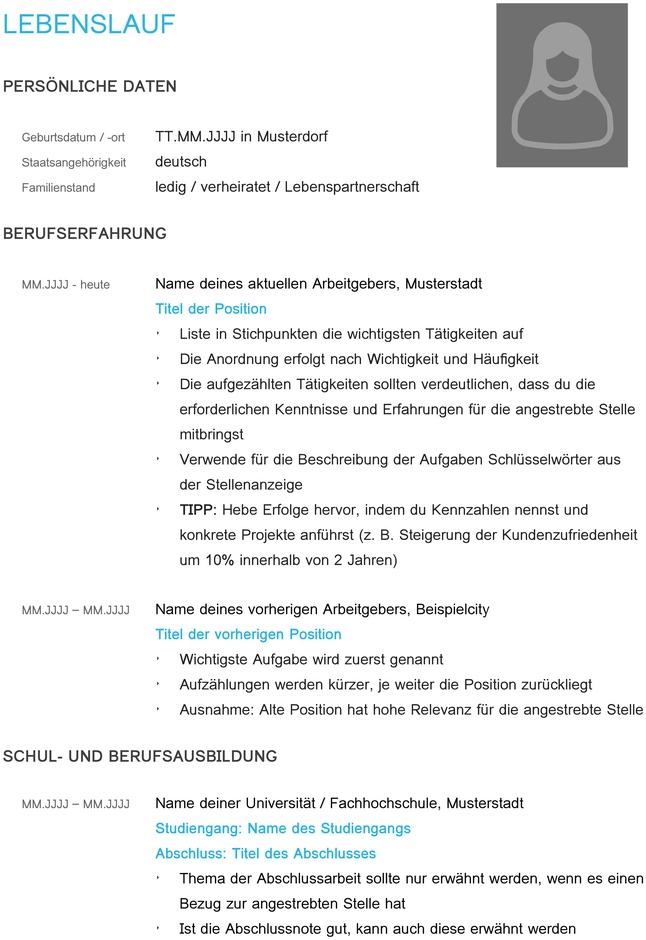 vorlage-fuer-lebenslauf-gestalten-mit-word