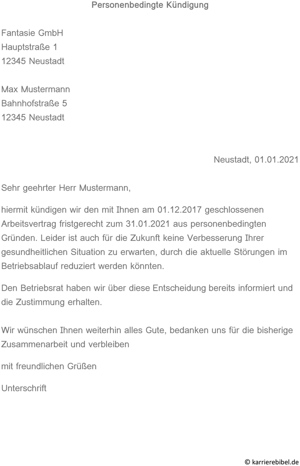 vorlage-fuer-personenbedingte-kuendigung-im-business