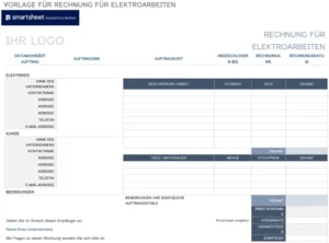 vorlage-fuer-rechnung-fuer-elektroarbeiten
