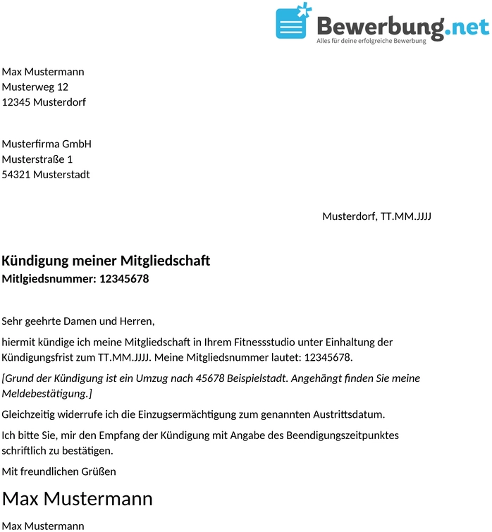 vorlage-kuendigungsschreiben-fitnessstudio