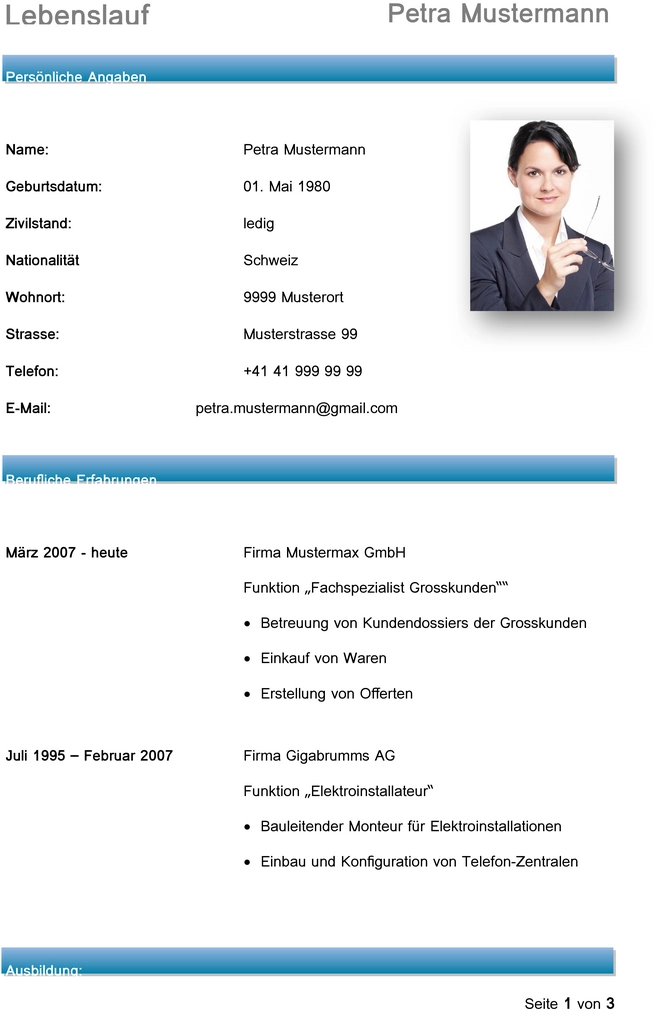 vorlage-lebenslauf-fuer-bewerbungen
