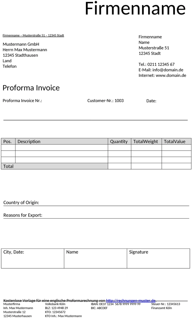 vorlage-proforma-rechnung-englisch