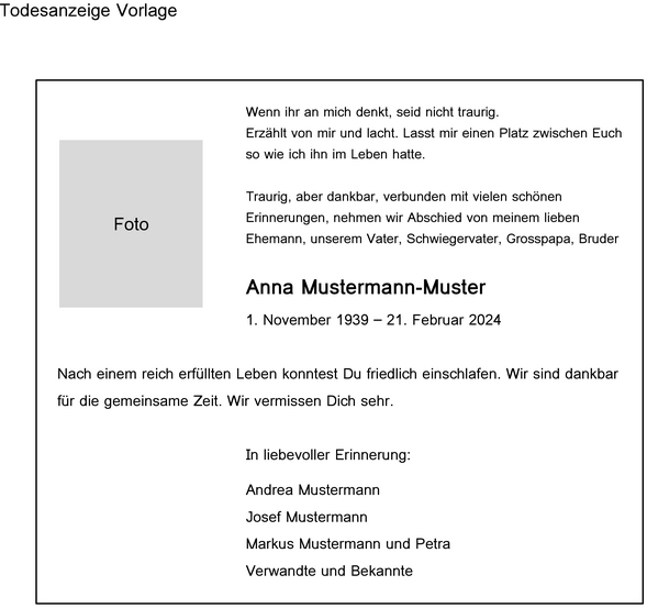 vorlage-todesanzeige-zur-liebevollen-erinnerung