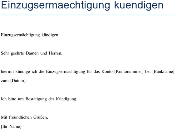 vorlage-zur-kuendigung-der-einzugsermaechtigung