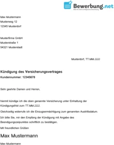 vorlage-zur-kuendigung-des-versicherungsvertrags