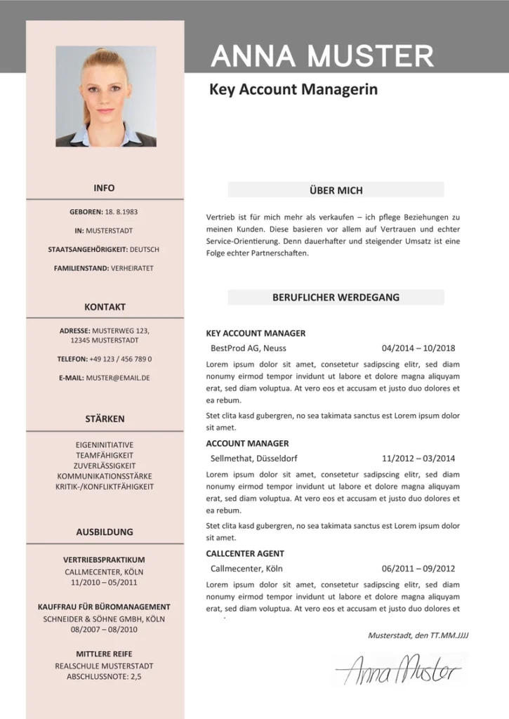 vorlagen-fuer-lebenslauf-key-account-managerin