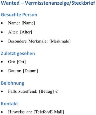 wanted-vermistenanzeige-steckbrief-erstellen