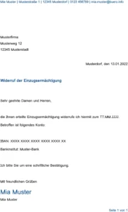 widerruf-der-einzugsbestaetigung-vorlage