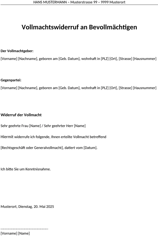 widerruf-vollmacht-vorlage