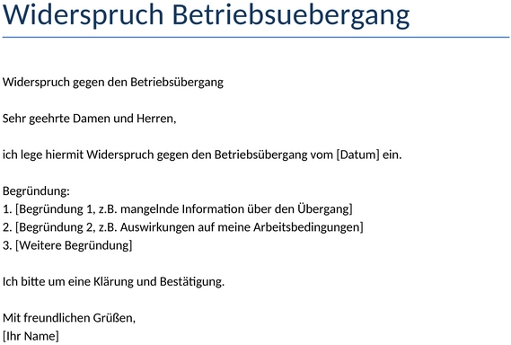 widerspruch-betriebsuebergang
