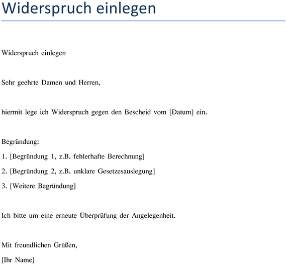 widerspruch-einlegen-gegen-bescheid-vorlage