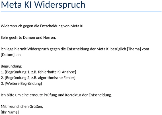 widerspruch-entscheidung-vorlage