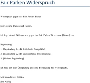 widerspruch-fair-parken-ticket-vorlage