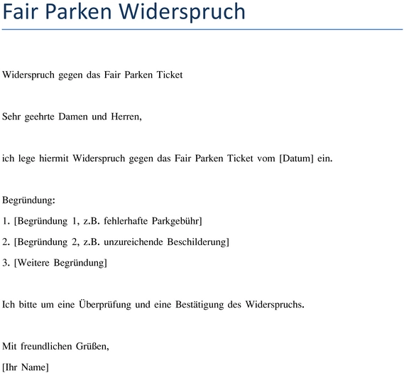 widerspruch-fair-parken-ticket-vorlage