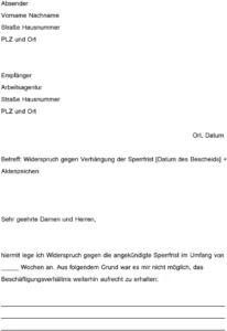 widerspruch-gegen-sperrfrist-vorlage