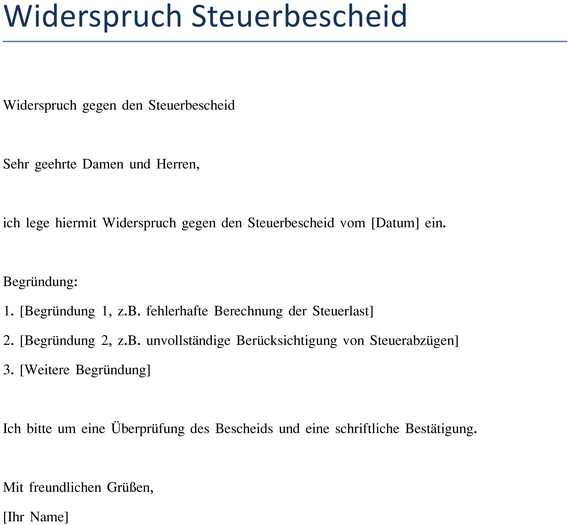 widerspruch-gegen-steuerbescheid