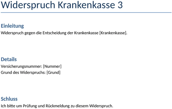 widerspruch-krankenkasse-muster