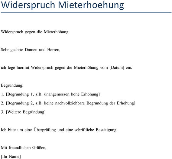 widerspruch-mieterhoehung-vorlage-gebrauchsanweisung