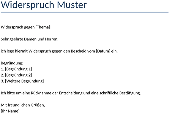 widerspruch-muster