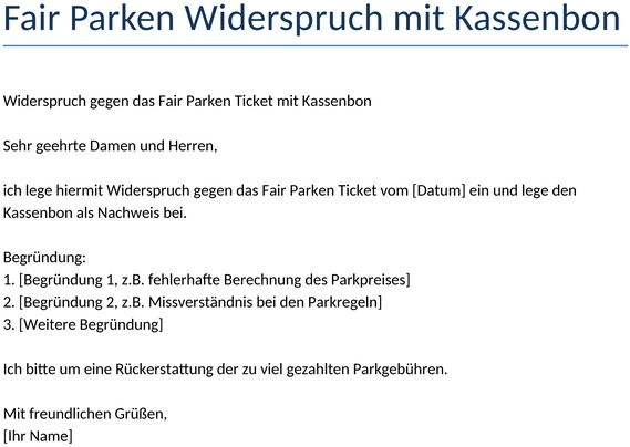widerspruch-parken-kassenbon