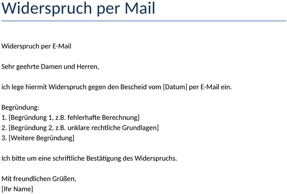 widerspruch-per-mail