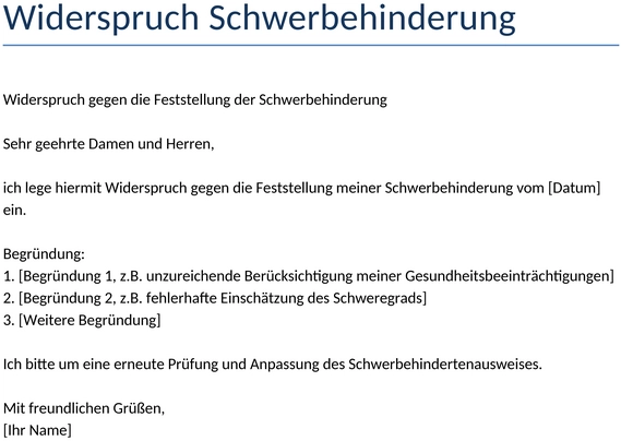 widerspruch-schwerbehinderung
