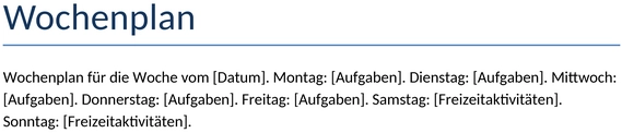 wochenplan-planer