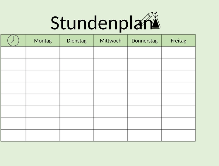 wochenstundenplan-vorlage