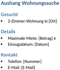 wohnungssuche-aushang