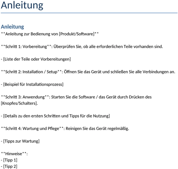 word-anleitung