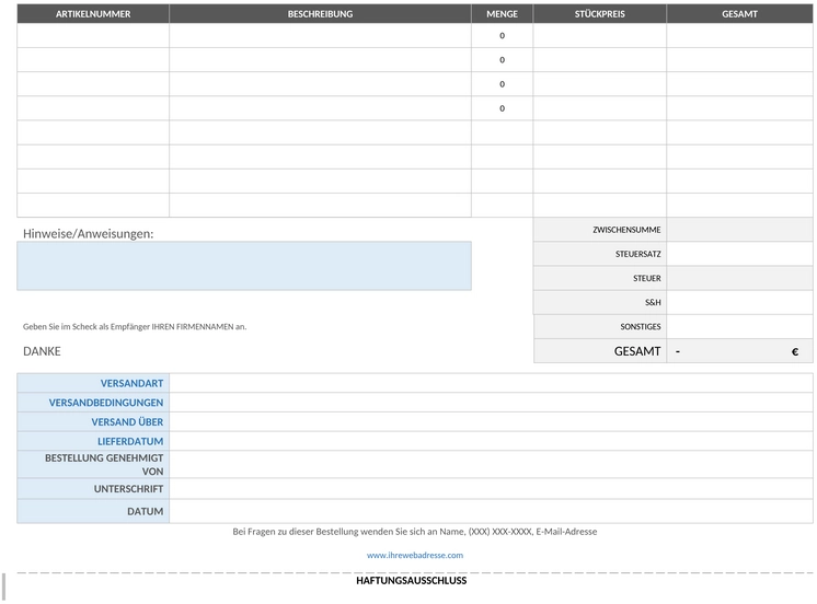 word-bestellformular-vorlage-basic