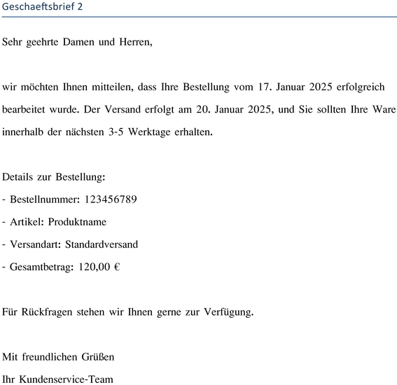 word-geschaeftsbrief-vorlage-bestellbestaetigung