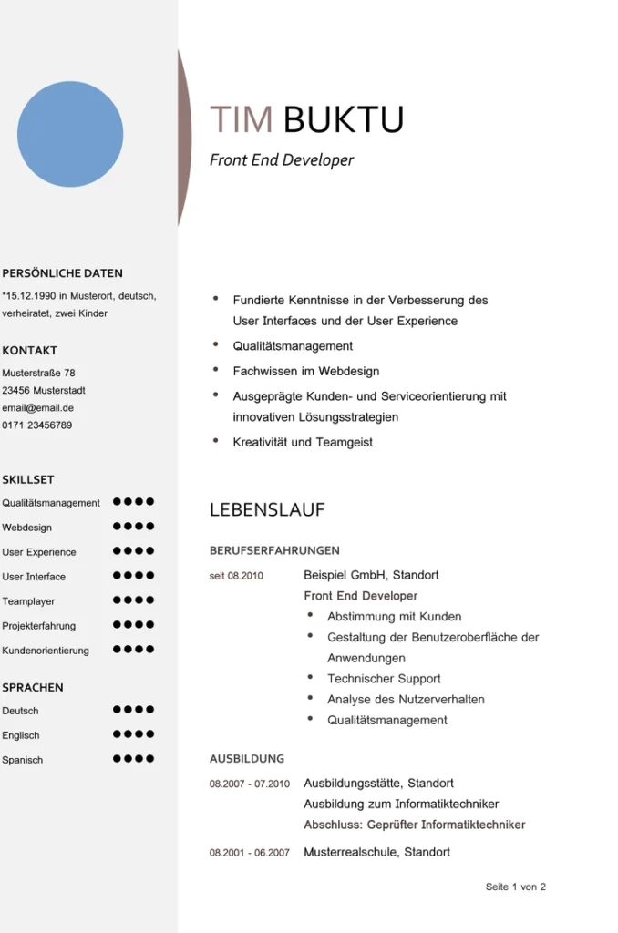word-lebenslauf-vorlage-softwareentwickler-gestalten