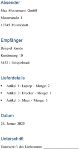 word-lieferschein-vorlage-fuer-effiziente-bestellungen-und-dokumentation