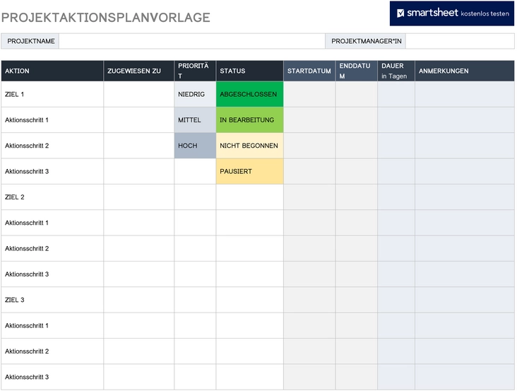 word-projektaktionsplan-vorlage-fuer-effektives-projektmanagement